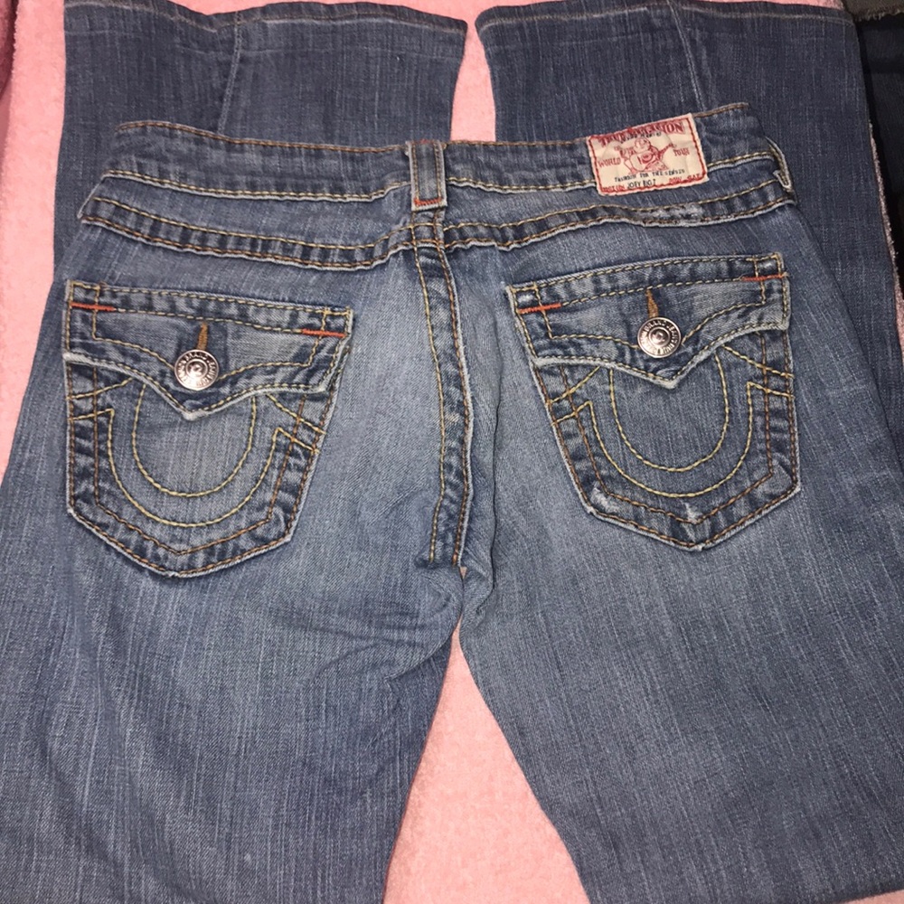True Religion Joey Big T Twist Hem Sz 28 - Picture 5 of 8